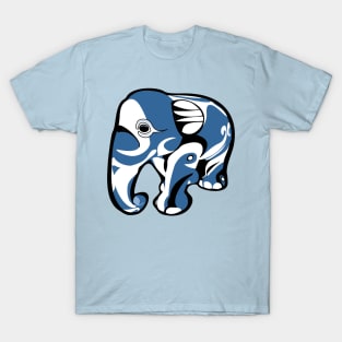 Indo Elephants Blu T-Shirt